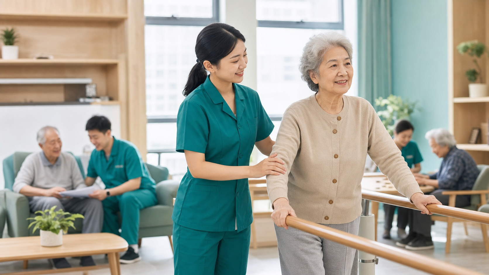 社区养老服务合作网络示意